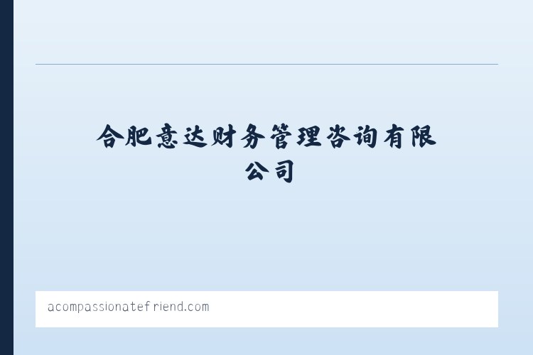 合肥意达财务管理咨询有限公司 列表图